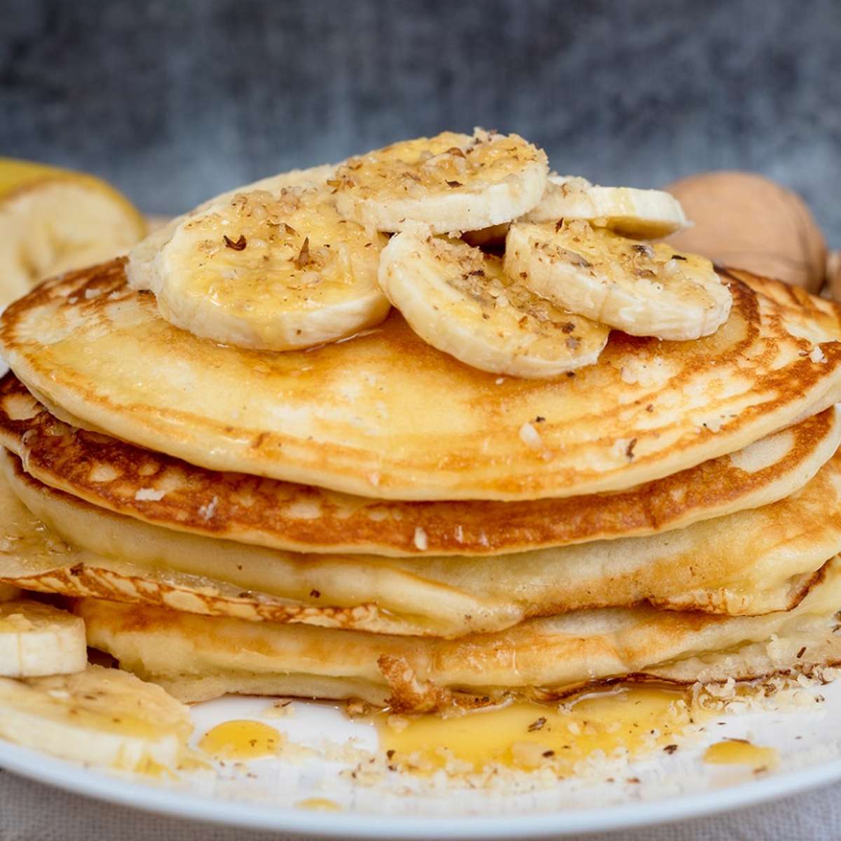 Panqueca de Banana com Aveia.