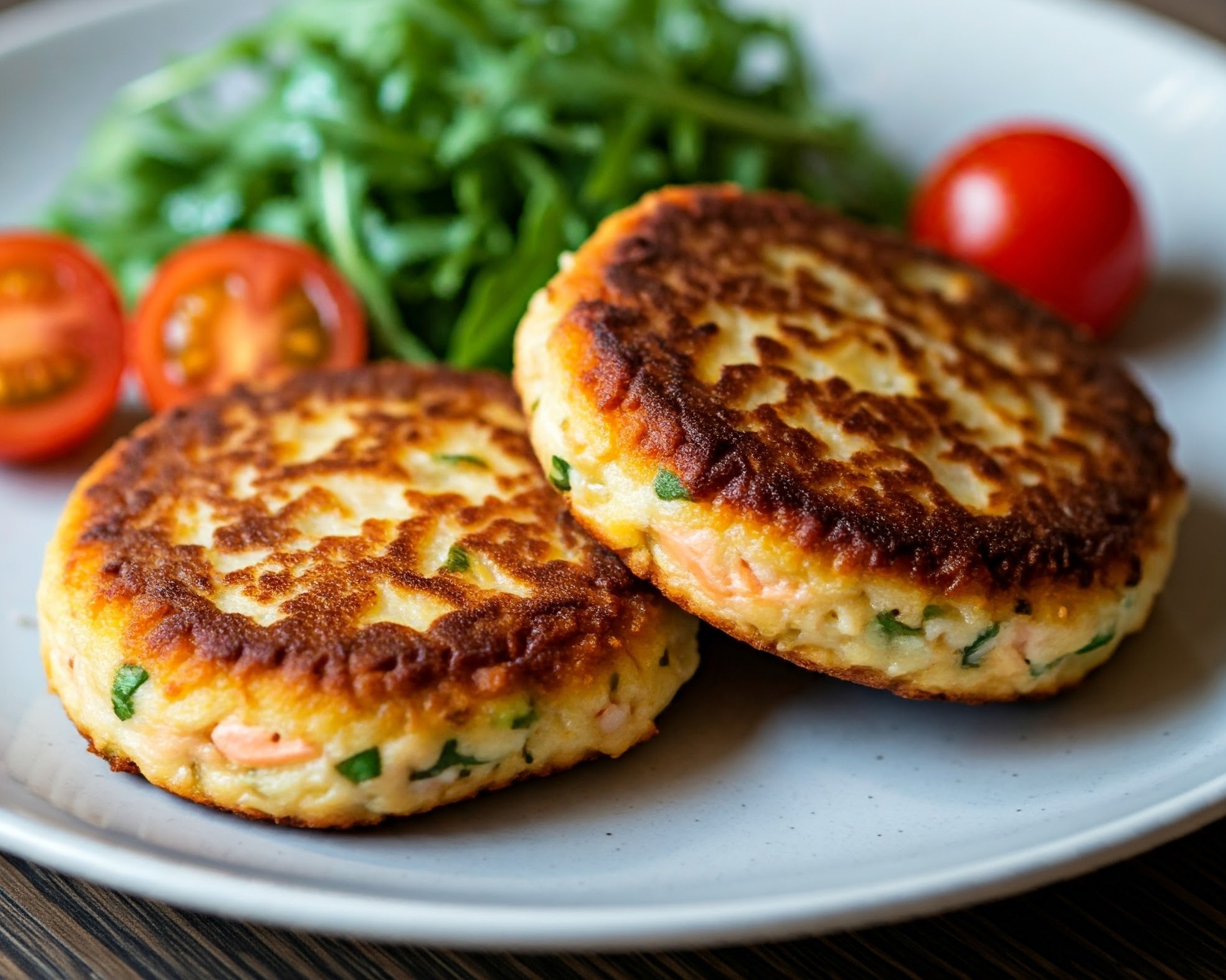 Bolinhos de Salmão com Batata.